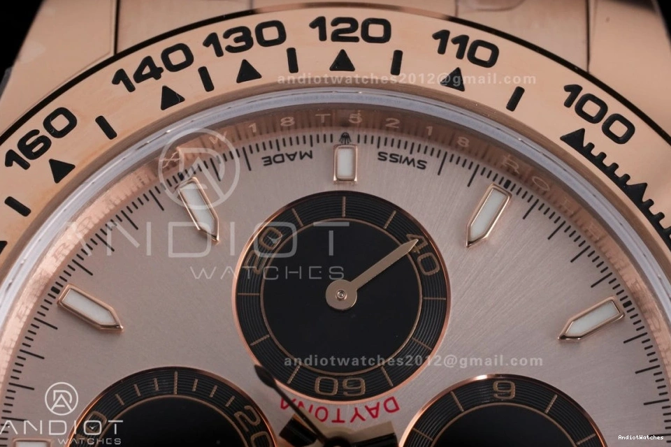 Weight 786 Best RG Sophisticated Gain Oyster On Daytona Edition Black 126505 1:1 Bracelet VSF Sub-dial DD Dial 1001